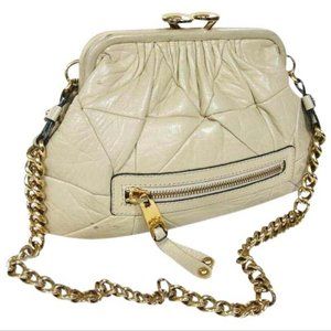 Marc Jacobs Signature Mini Stam Large Quilted Leather Shoulder Bag MJ-1028P-0013